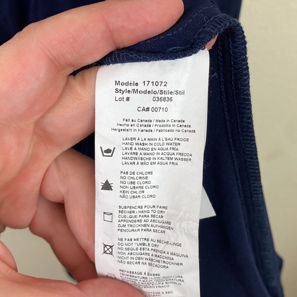 Joseph Ribkoff | Navy Collared Tunic Top  16 - Picture 9 of 10